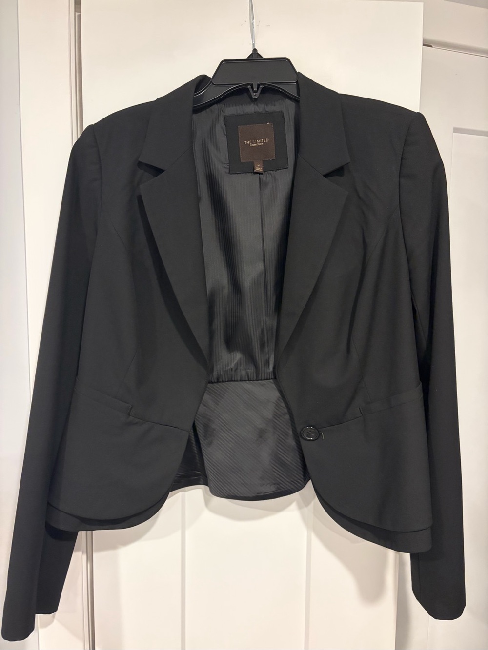 The Limited Black Cropped Blazer